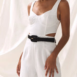 Sancia - The Antea Jumpsuit - White