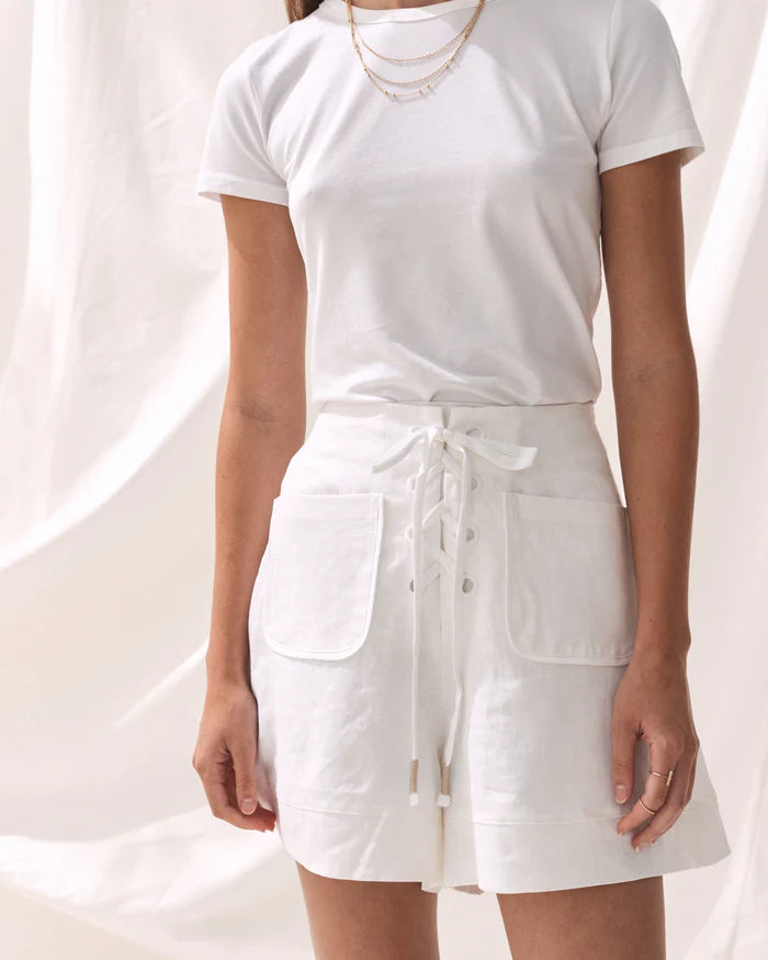 Sancia - The Balia Shorts - White