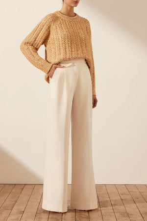Shona Joy - Sequeira Relaxed Jumper - Taffy