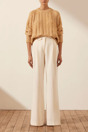 Shona Joy - Sequeira Relaxed Jumper - Taffy