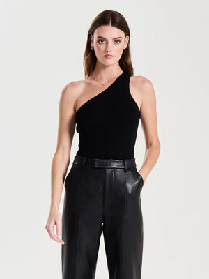 Ena Pelly - Ellen Ribbed Bodysuit - Black