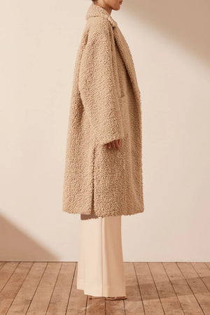 Shona Joy - Arles Oversized Coat - Oat