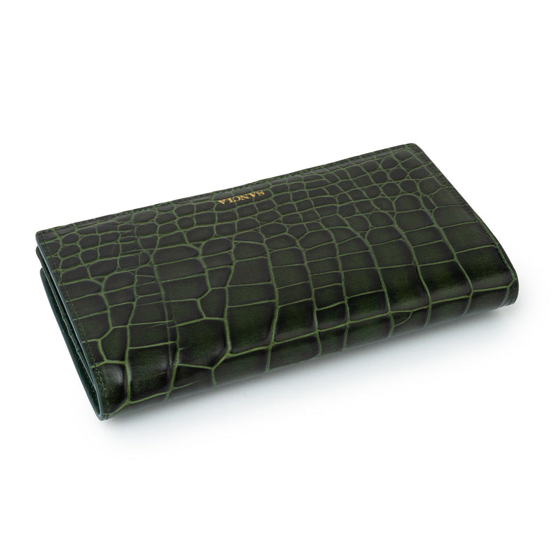 Sancia - The Anisa Wallet - Kelp Croc