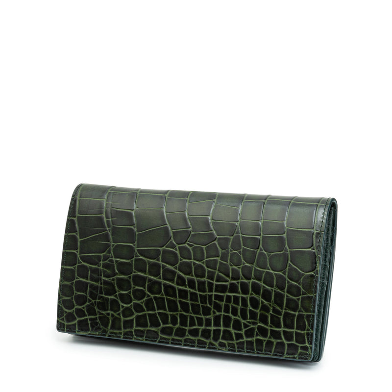 Sancia - The Anisa Wallet - Kelp Croc