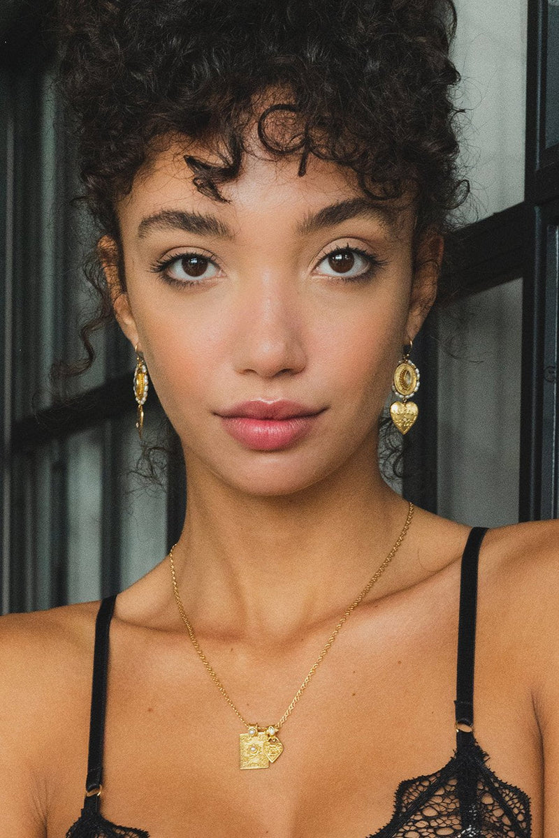 Monsieur Blonde - French Kiss Earrings
