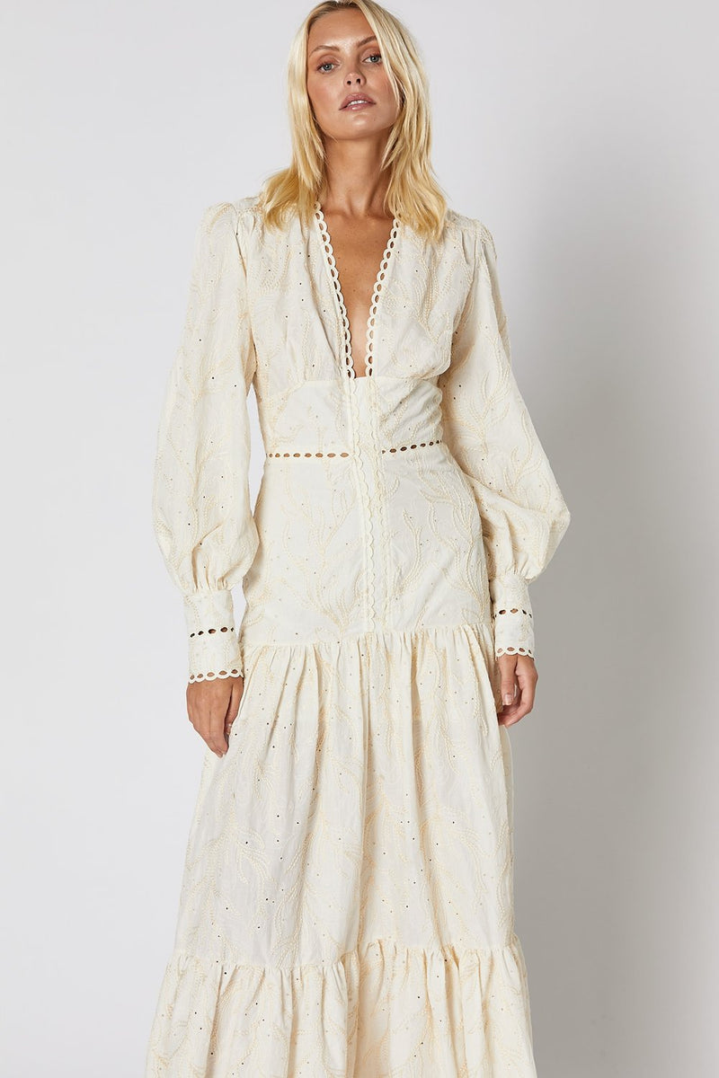 Winona - Genevieve Dress - Cream