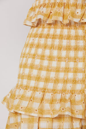 Winona - Amberette Shirred Dress