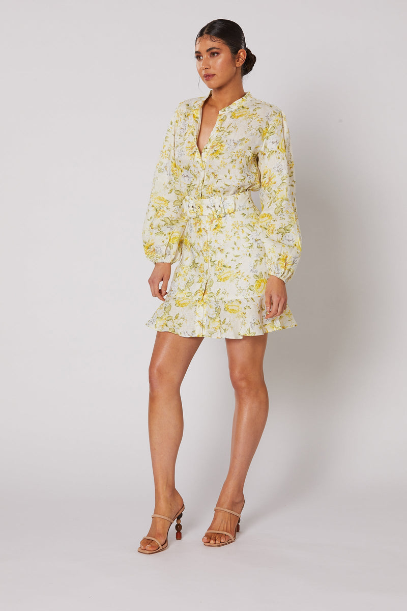 Winona - Limette Short Dress