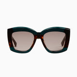 VALLEY EYEWEAR - Coltrane  - Dark Sea Green / Tort Centre / Brown Lens
