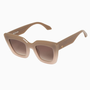 Valley Eyewear - Brigada - Toffee Fade Ivory / Brown Gradient Lens