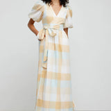 Significant Other - Stella Midi Dress - Multi Check