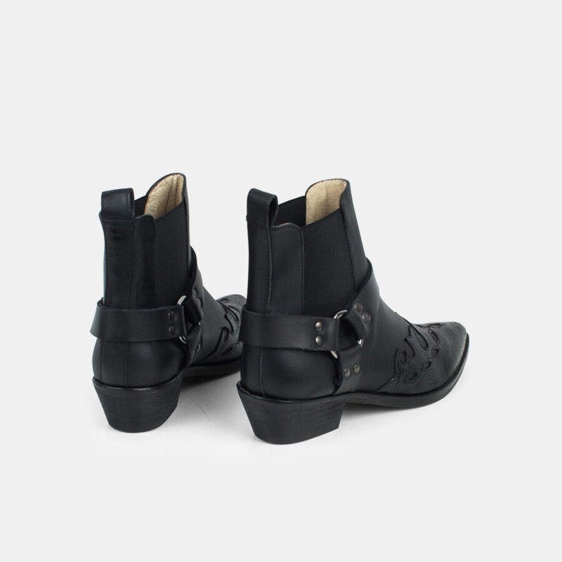 Ivy Lee Terry Boots - Black
