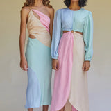SUBOO - Calypso Long Sleeve Maxi Dress
