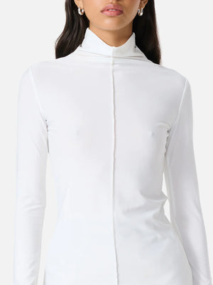 Ena Pelly - Freya Long Sleeve Top - Vintage White