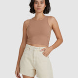 ABRAND - A Venice Short - Washed Ecru