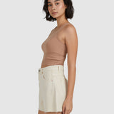 ABRAND - A Venice Short - Washed Ecru