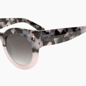 Valley Eyewear - A Dead Coffin Club - Baby Pink Tort  / Black Gradient Lens