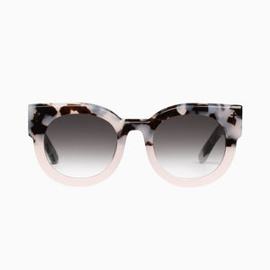 Valley Eyewear - A Dead Coffin Club - Baby Pink Tort  / Black Gradient Lens