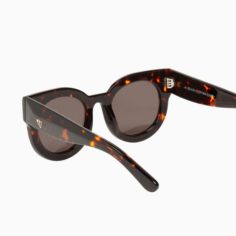 Valley Eyewear - A Dead Coffin Club - Dark Tort / Brown Lens