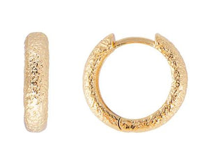 Fairley - Antique Gold Midi Hoops