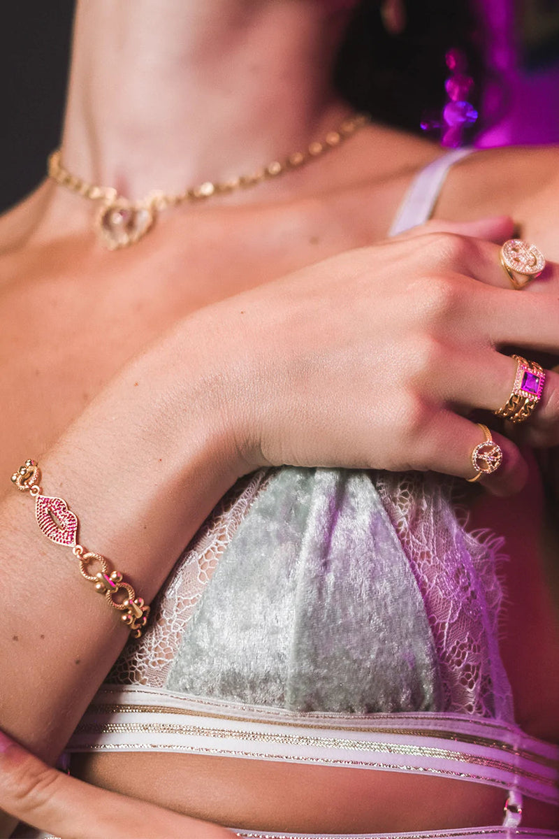 Monsieur Blonde - Real Lies Ring - Gold