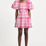 AURETA - Ada Mini Dress - Fandango Check