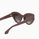 VALLEY EYEWEAR - Bones - Ash Rose / Black Metal Trim / Brown Gradient Lens