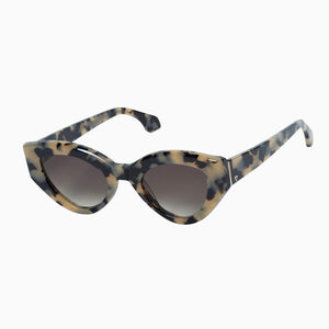 Valley Eyewear - Bones - Fawn Tort / Gold Metal Trim / Black Lens