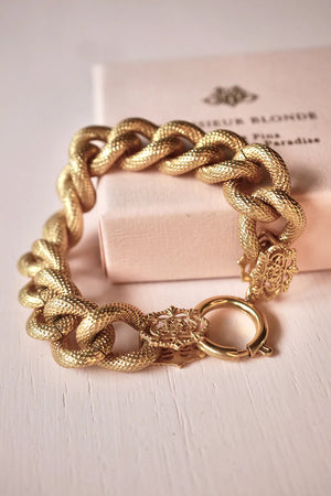 Monsieur Blonde - Tie Me Up Bracelet - Gold