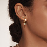MURKANI - Hanging Baguette | Green Quartz / Gold