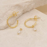 BY CHARLOTTE - Eternal Peace Hoops - 18k Gold