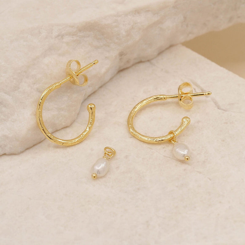 By Charlotte - Eternal Peace Hoops - 18k Gold