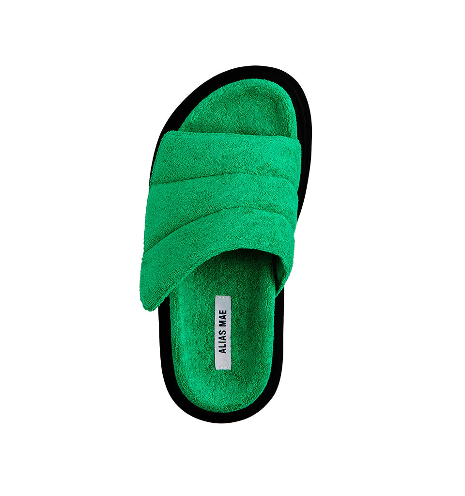 Alias Mae - Clove Slide -  Green Terry