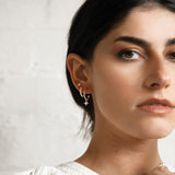 MURKANI - Clover Hoops - White Topaz
