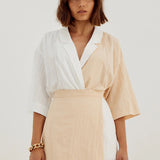 SOVERE/ - Destine Mini Skirt - Milk Tea