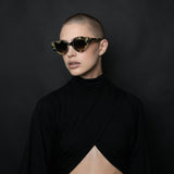 VALLEY EYEWEAR - Bones - Fawn Tort / Gold Metal Trim / Black Lens