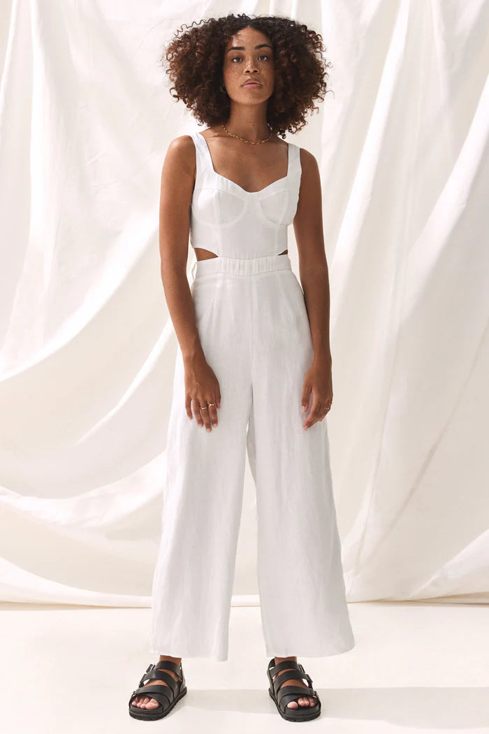 Sancia - The Antea Jumpsuit - White