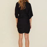 Suboo - Halley Rouched Cross Over Mini - Black