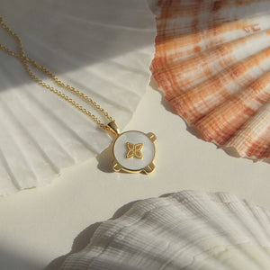 Murkani - Harmony Necklace Mother of Pearl - Gold