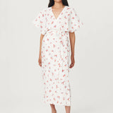 Rowie - Hilda Linen Wrap Dress - Otis Floral