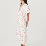 Rowie - Hilda Linen Wrap Dress - Otis Floral