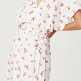 Rowie - Hilda Linen Wrap Dress - Otis Floral