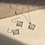 MURKANI - Hope Earrings - White Topaz/Silver