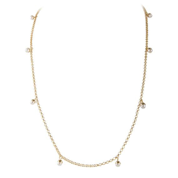 Fairley - Pom Necklace  (Gold)
