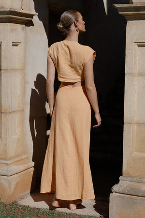 Kinney - Jean Dress - Apricot