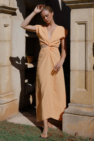 Kinney - Jean Dress - Apricot