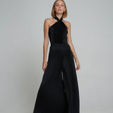L'IDEE - Bisous Pleated Pant - Noir