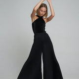 L'IDEE - Bisous Pleated Pant - Noir