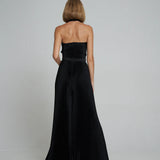 L'IDEE - Bisous Pleated Pant - Noir