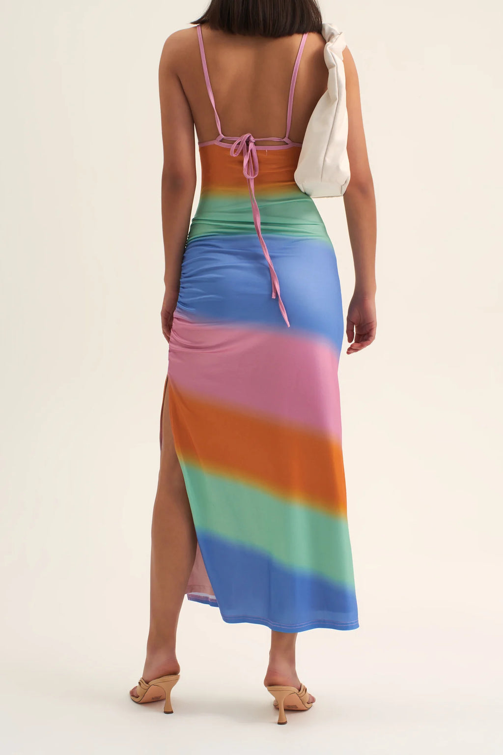 Ownley - Lydia Fitted Maxi Dress - Rainbow
